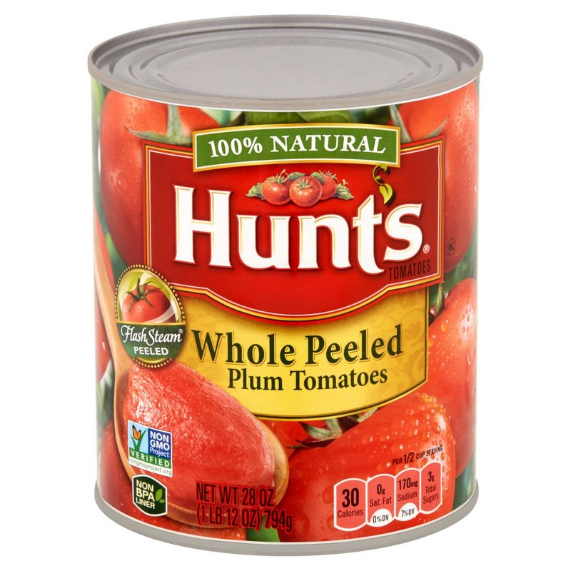 Hunt's Whole Peeled Plum Tomatoes, 28 oz