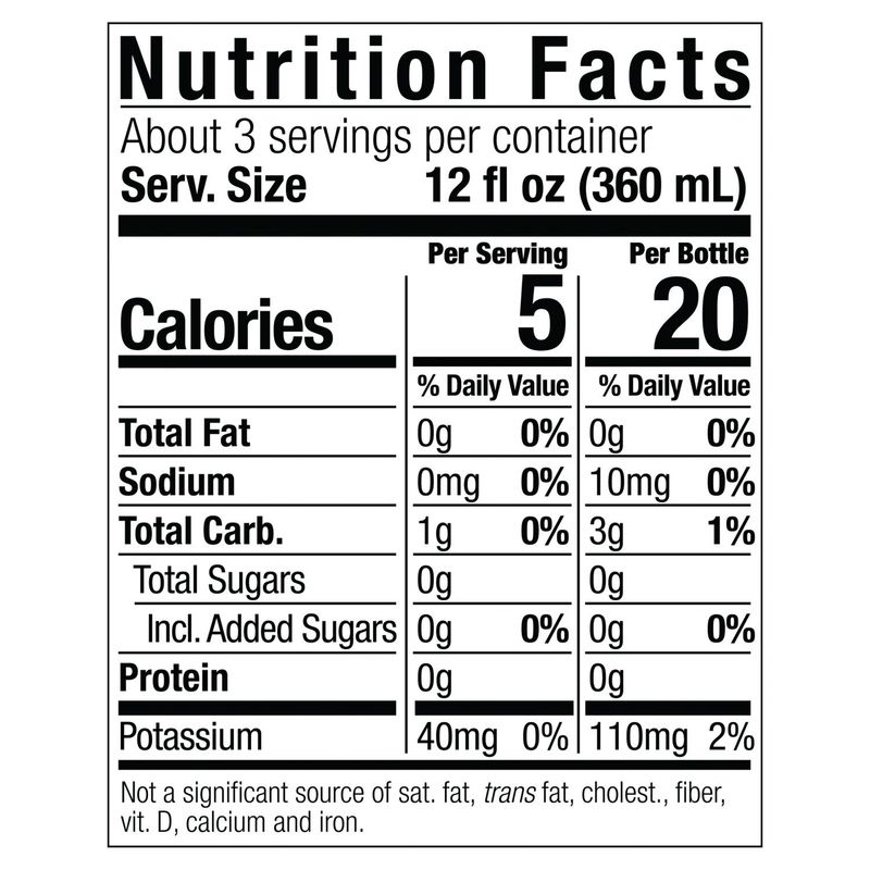 Polar Zero-Sugar Tonic Water with Lime, 33.8 fl oz