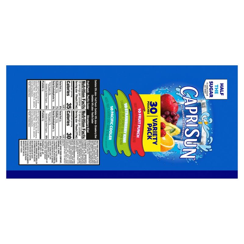 Capri Sun Juice Drink Blend Variety Pack, 6 fl oz, 30 count