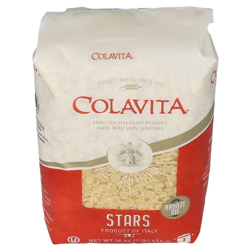 Colavita Bronze Die Stars Pasta, 16 oz