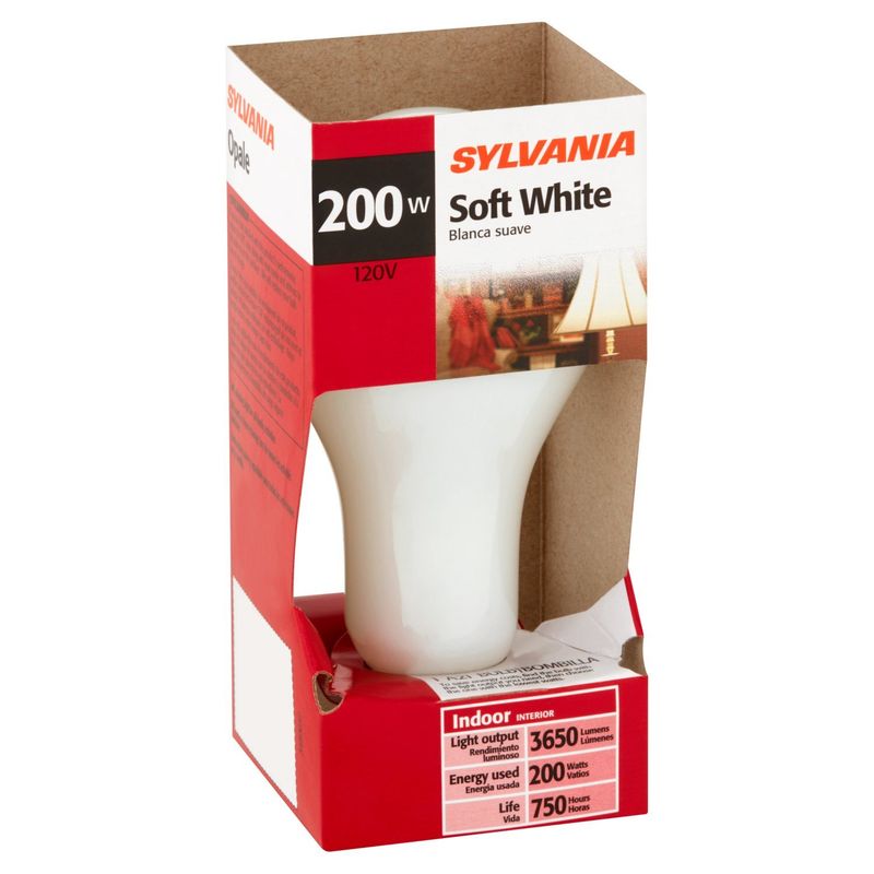 Sylvania 200W A21 Soft White Bulb
