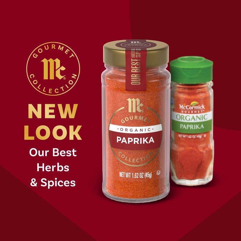 McCormick Gourmet Collection Organic Paprika, 1.62 oz