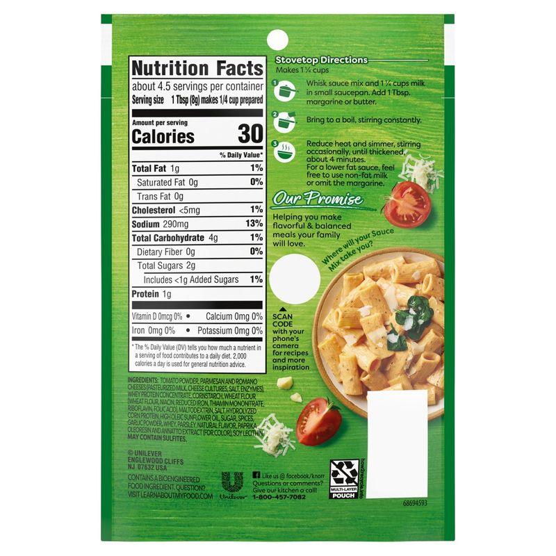 Knorr Sauce Mix Parma Rosa 1.3 oz