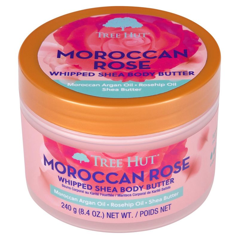 Tree Hut Moroccan Rose Whipped Shea Body Butter, 8.4 oz