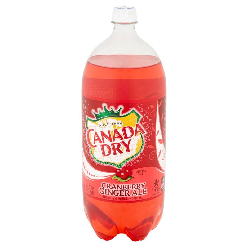 Canada Dry Cranberry Ginger Ale, 2 liters