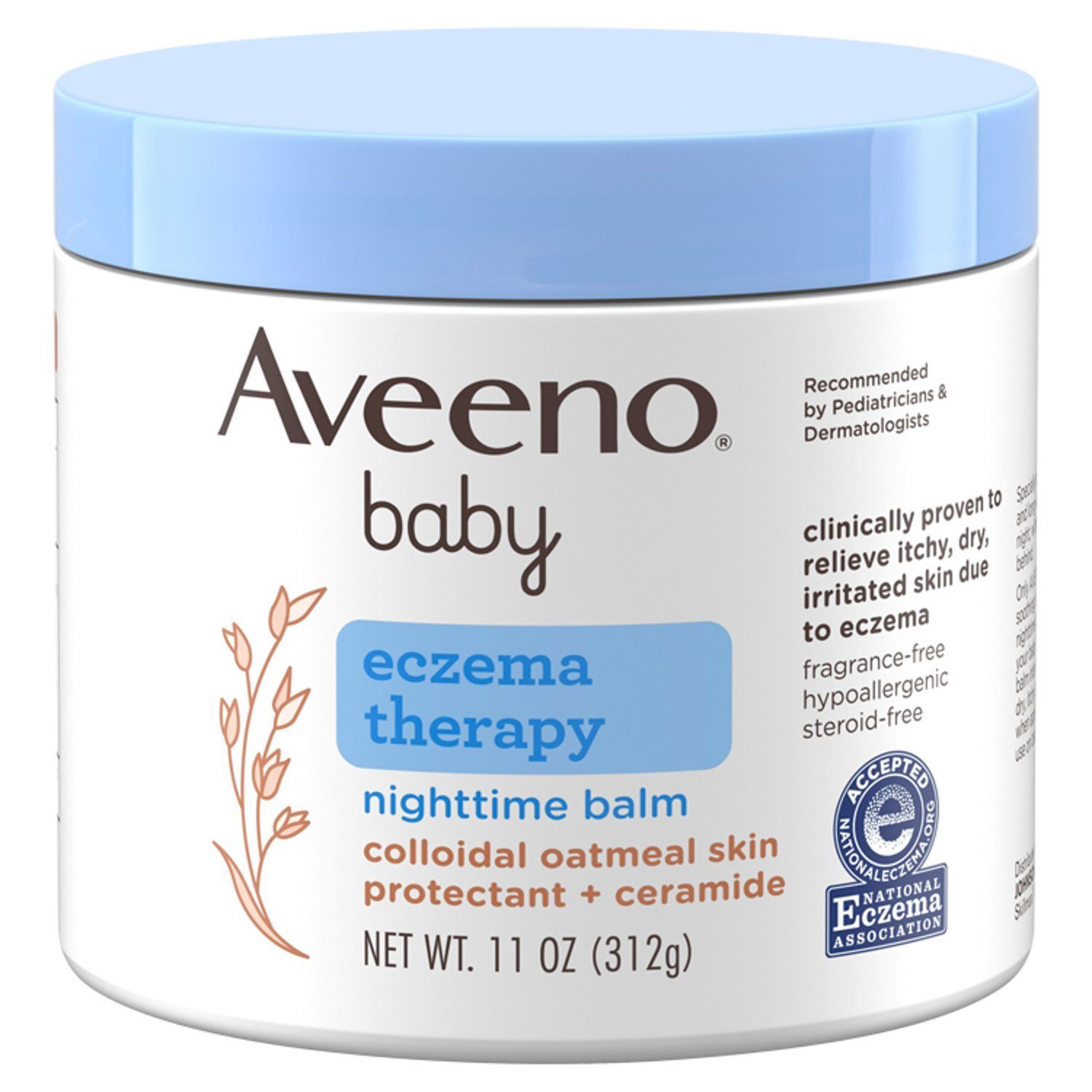 Aveeno Baby Eczema Therapy Nighttime Balm, 11 oz