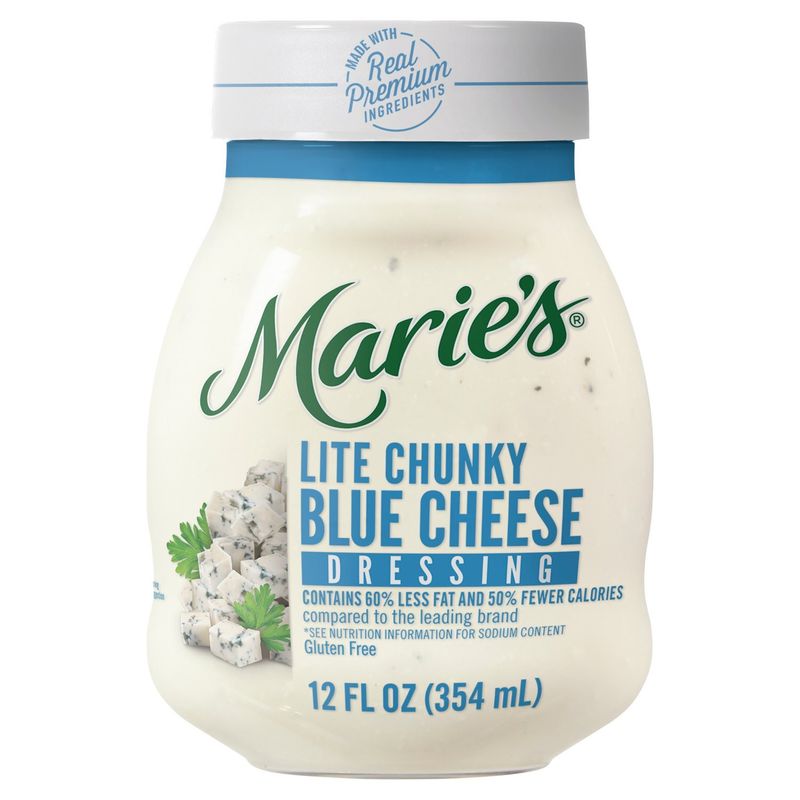 Marie's Lite Chunky Blue Cheese Dressing, 12 fl oz
