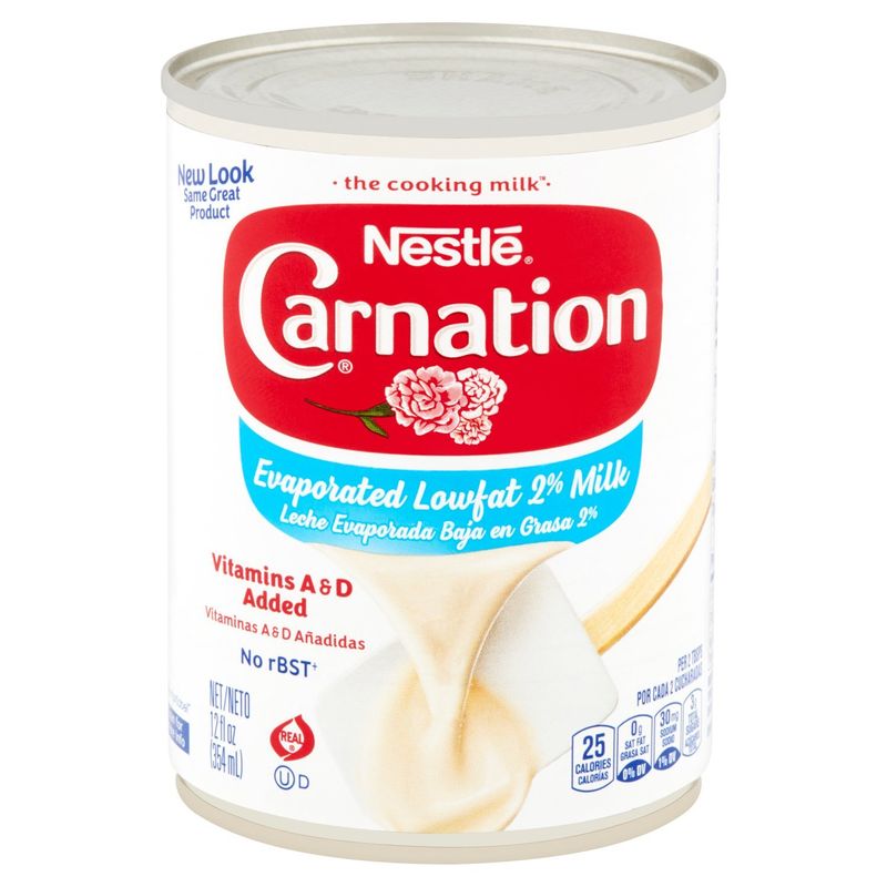 Nestlé Carnation Evaporated Lowfat 2% Milk, 12 fl oz