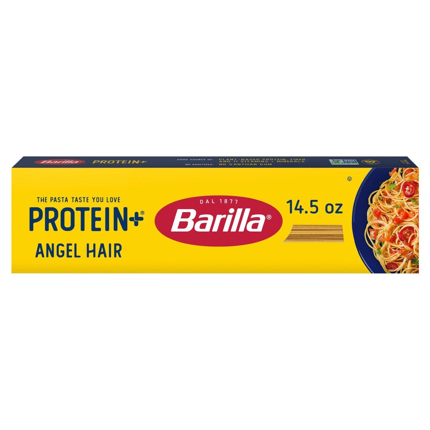 Barilla Protein+ Angel Hair Grain &amp; Legume Pasta, 14.5 oz