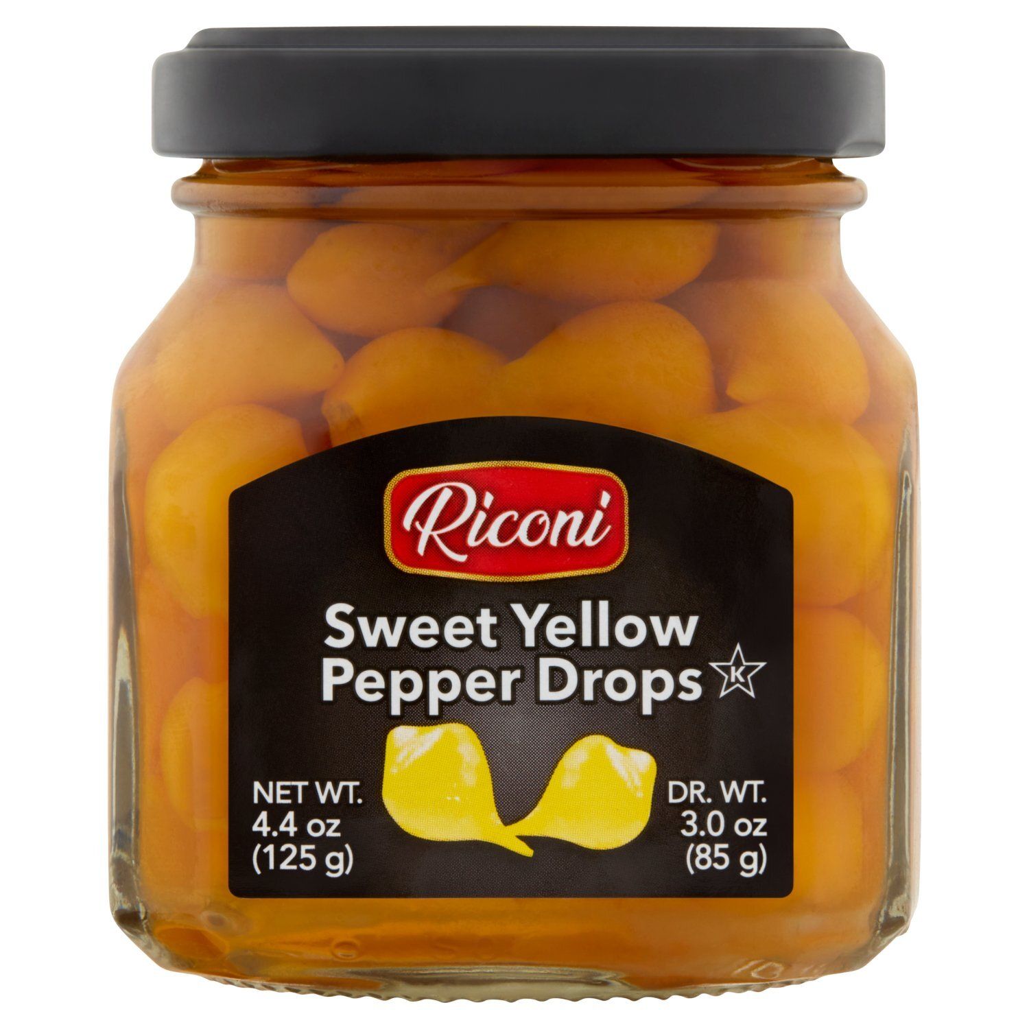 Riconi Sweet Yellow Pepper Drops, 4.4 oz