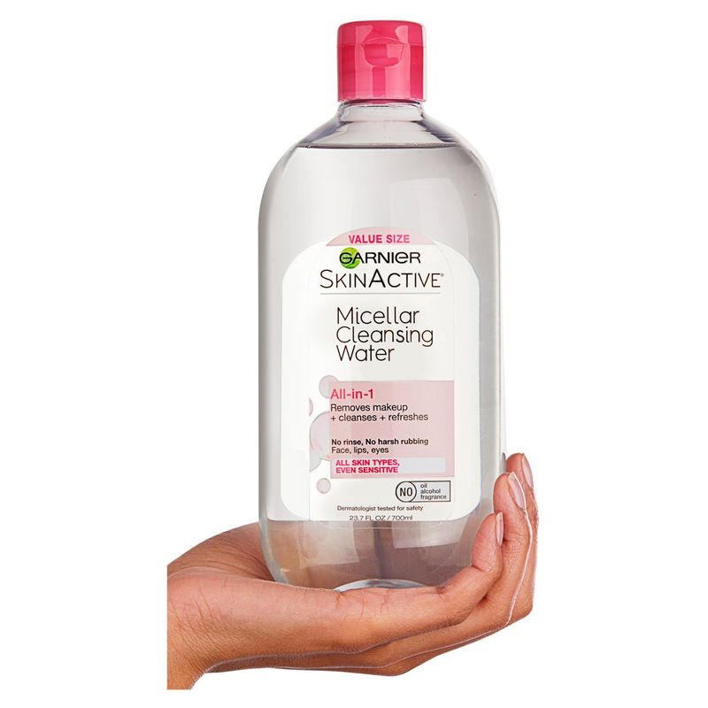 Garnier SkinActive All-in-1 Micellar Cleansing Water Value Size, 23.7 fl oz