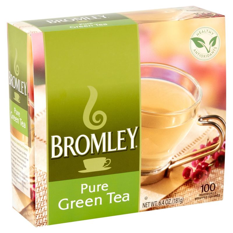 Bromley Pure Green Tea Bags, 100 count, 6.4 oz
