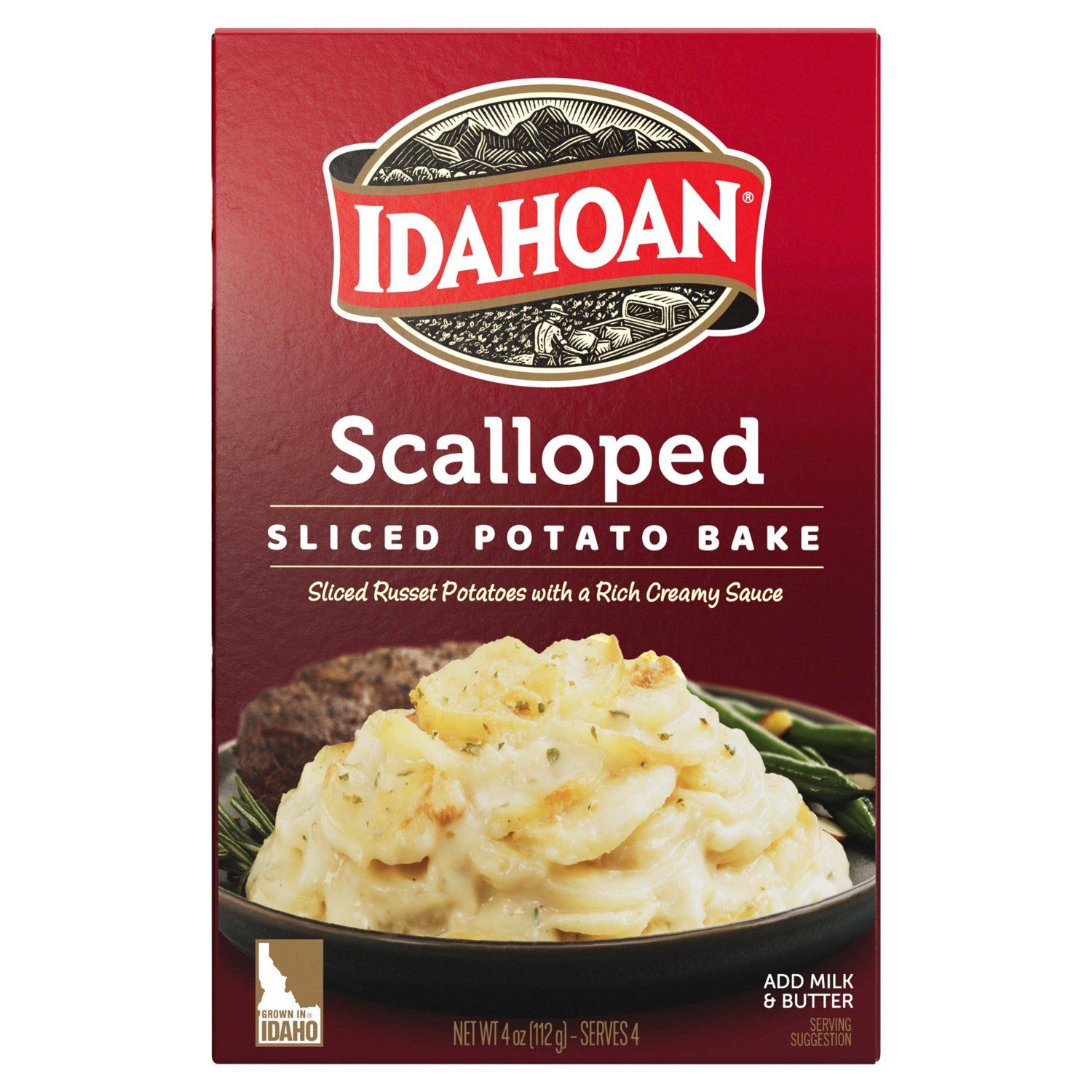 Idahoan Scalloped Sliced Potato Bake, 4 oz