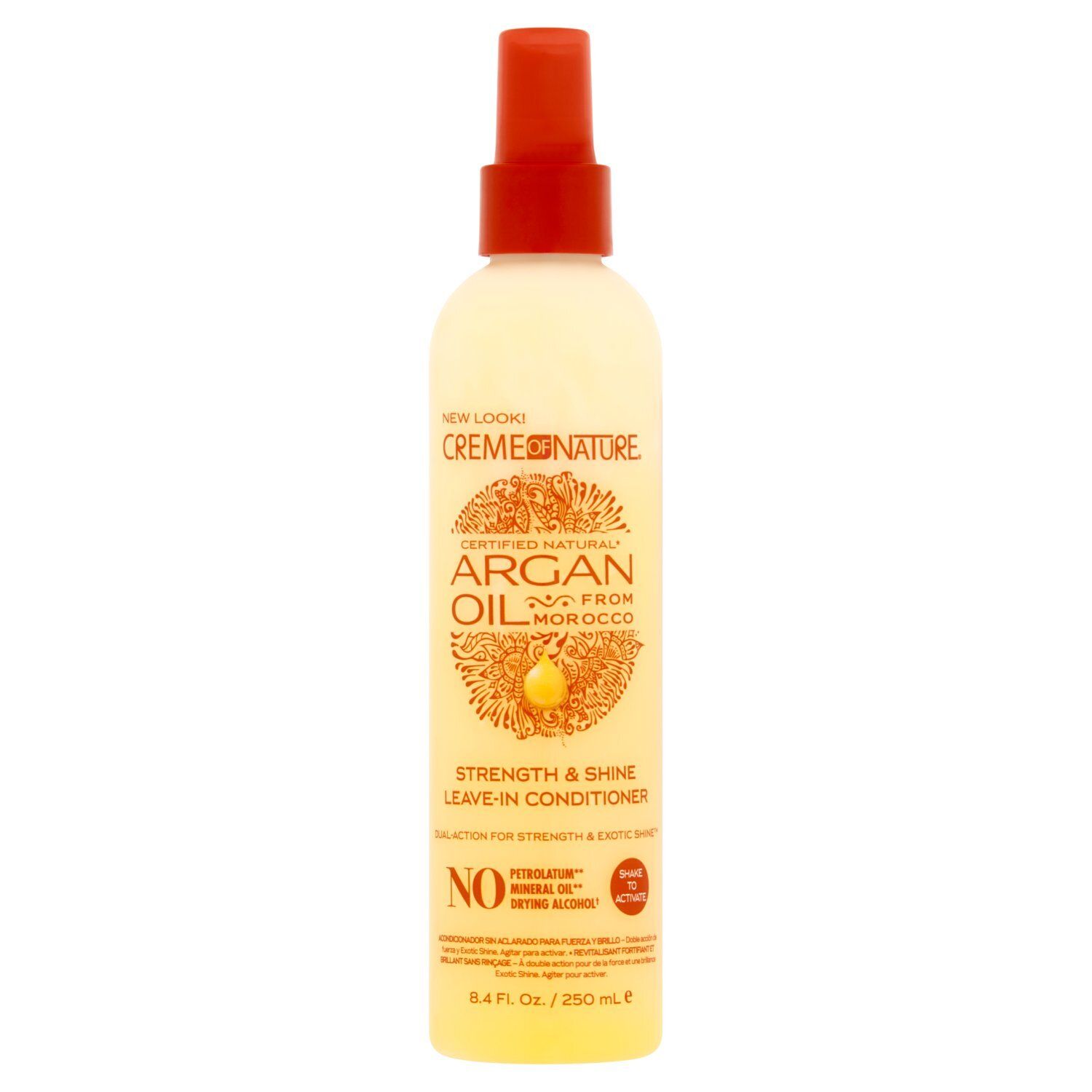Creme of Nature Argan Oil from Morocco Strength &amp; Shine Leave-In Conditioner, 8.4 fl oz
