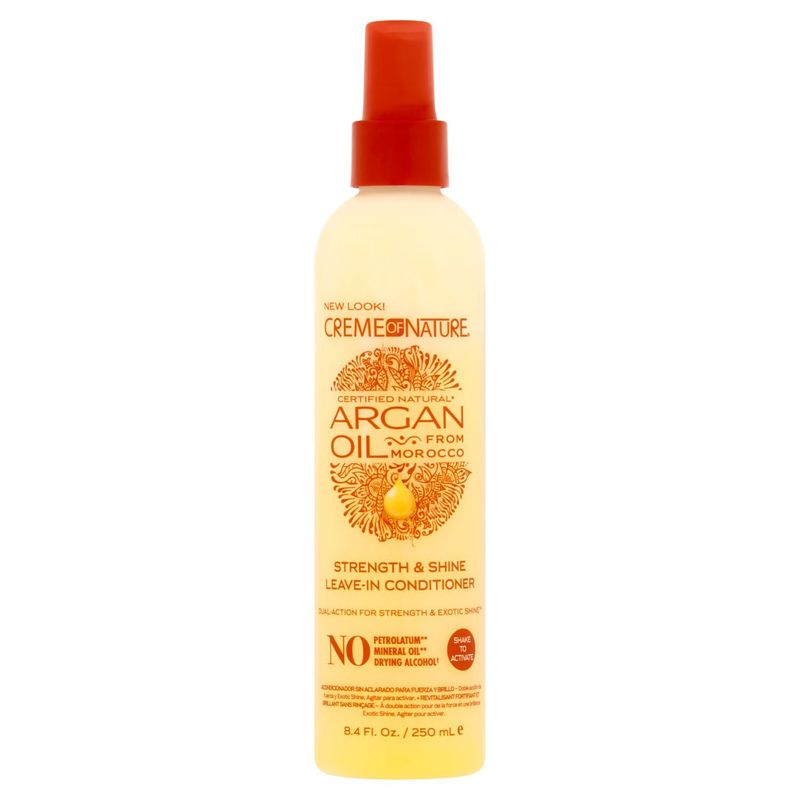 Creme of Nature Argan Oil from Morocco Strength &amp; Shine Leave-In Conditioner, 8.4 fl oz