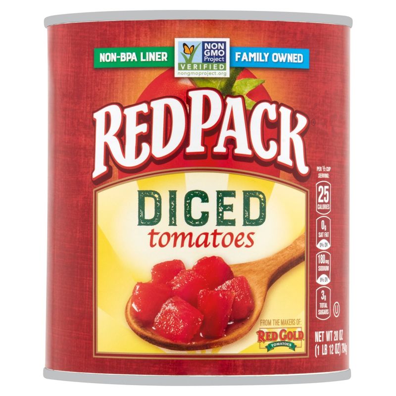 Red Gold RedPack Diced Tomatoes, 28 oz