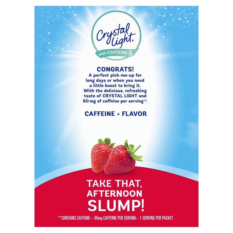 Crystal Light Wild Strawberry Drink Mix, 0.11 oz, 30 count