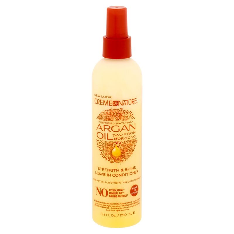 Creme of Nature Argan Oil from Morocco Strength &amp; Shine Leave-In Conditioner, 8.4 fl oz