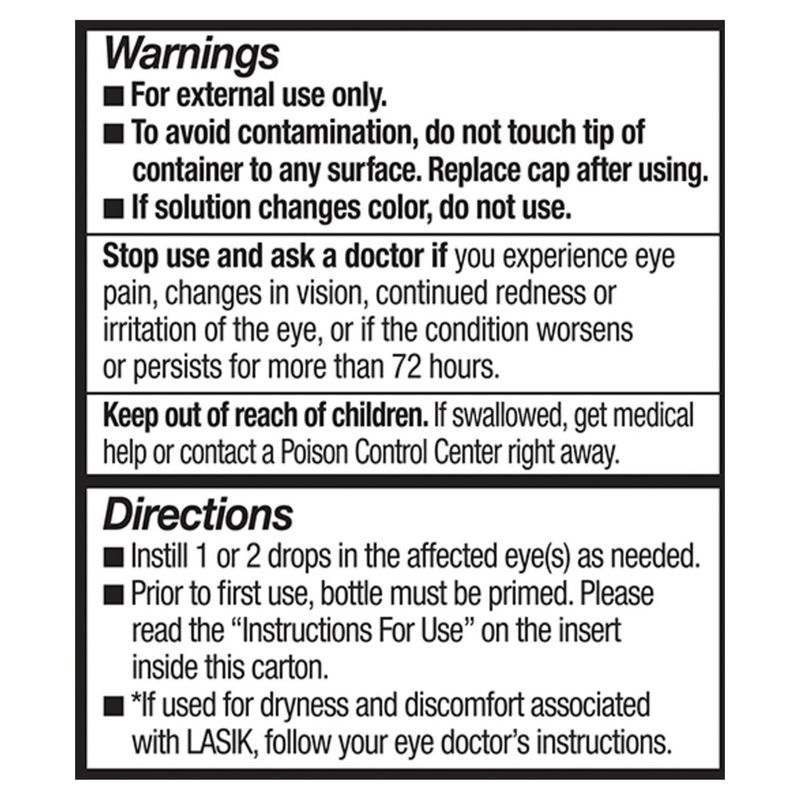 Refresh Relieva PF Preservative-Free Lubricant Eye Drops, 0.33 fl oz