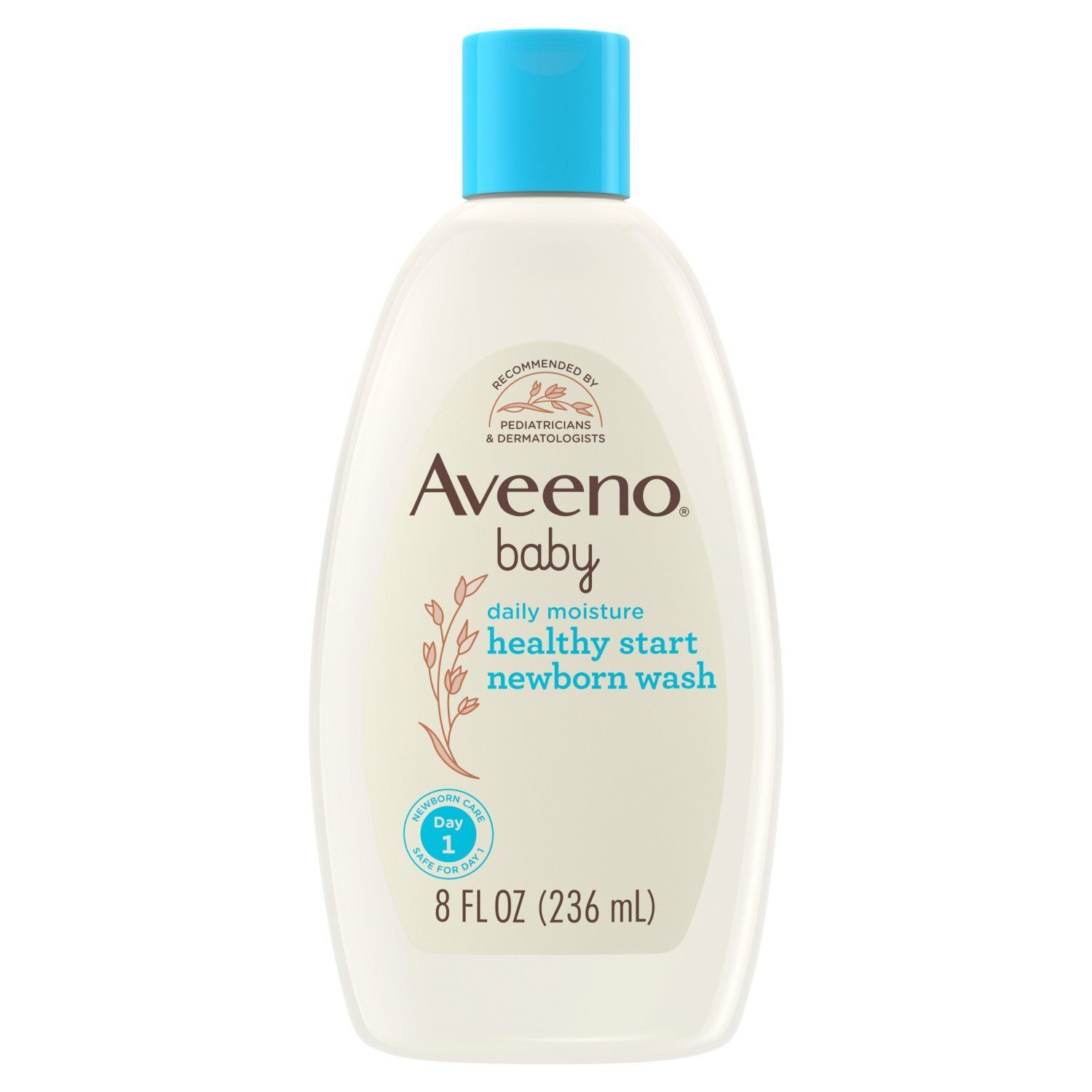 Aveeno Baby Daily Moisture Healthy Start Newborn Wash, 8 fl oz