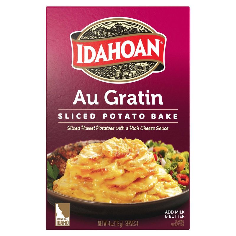 Idahoan Au Gratin Sliced Potato Bake, 4 oz