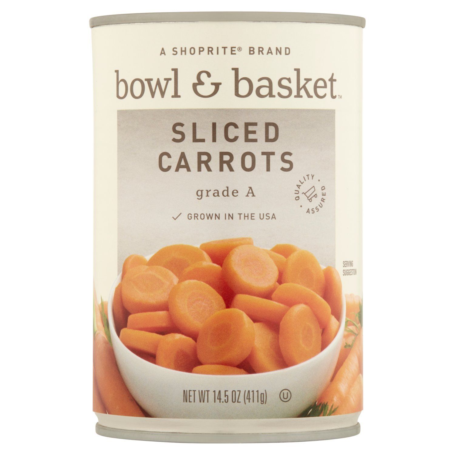 Bowl &amp; Basket Sliced Carrots, 14.5 oz