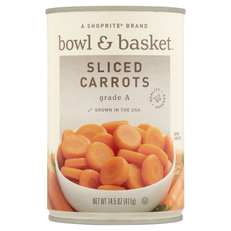 Bowl &amp; Basket Sliced Carrots, 14.5 oz
