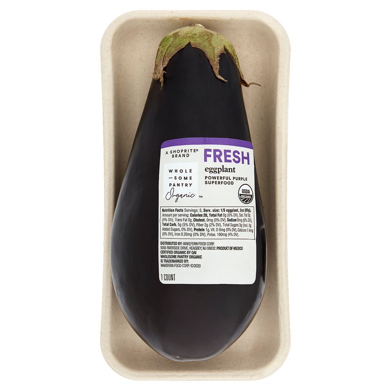 Wholesome Pantry Organic Fresh Eggplant, each