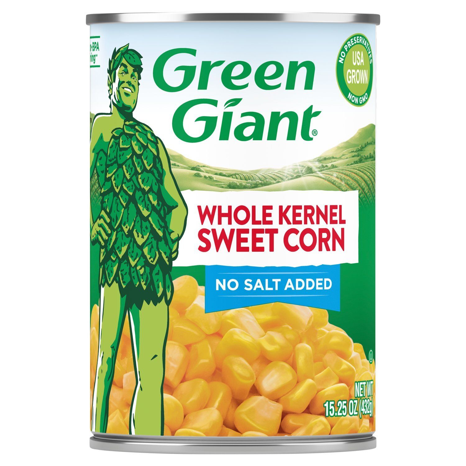 Green Giant No Salt Added Whole Kernel Sweet Corn, 15.25 oz