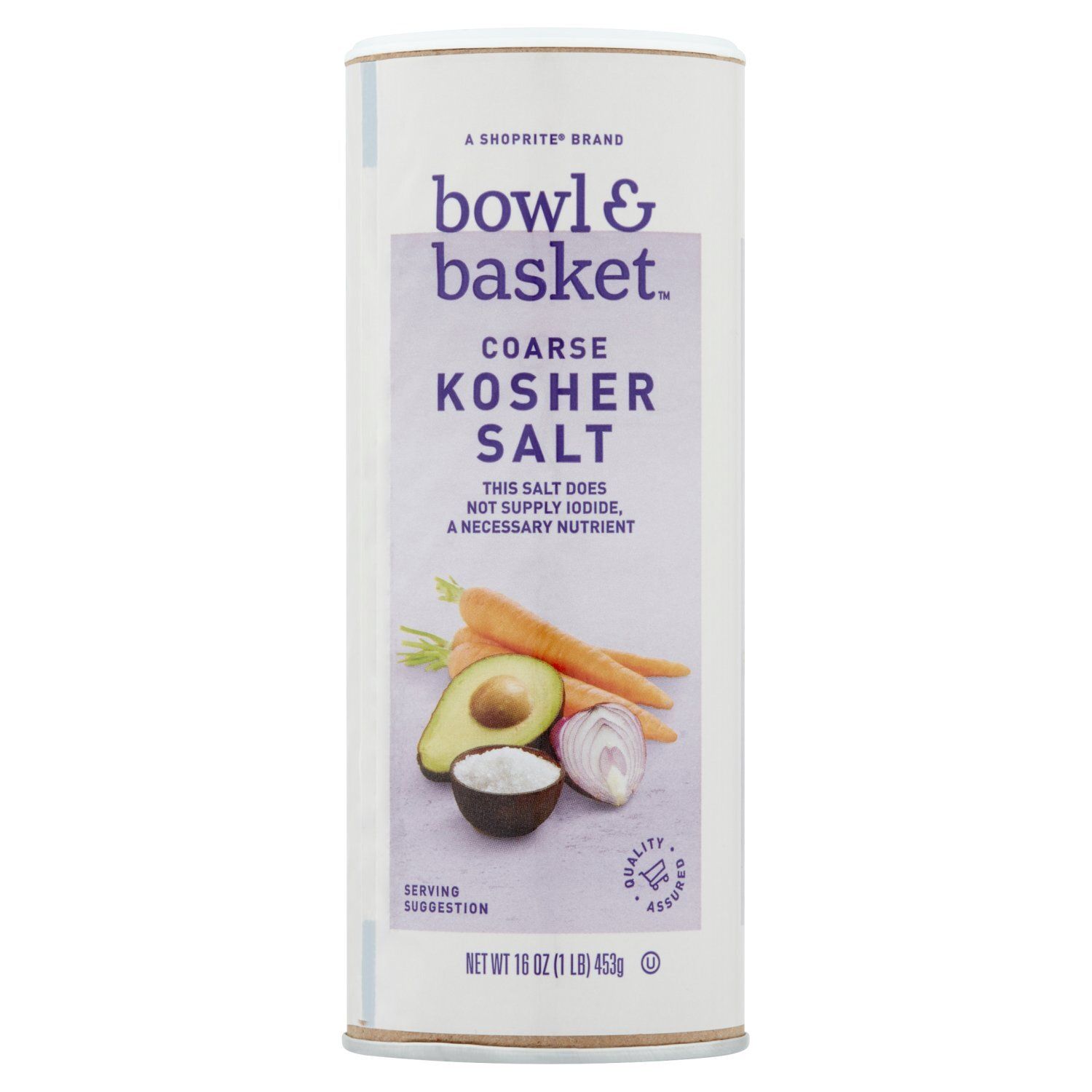 Bowl &amp; Basket Coarse Kosher Salt, 16 oz