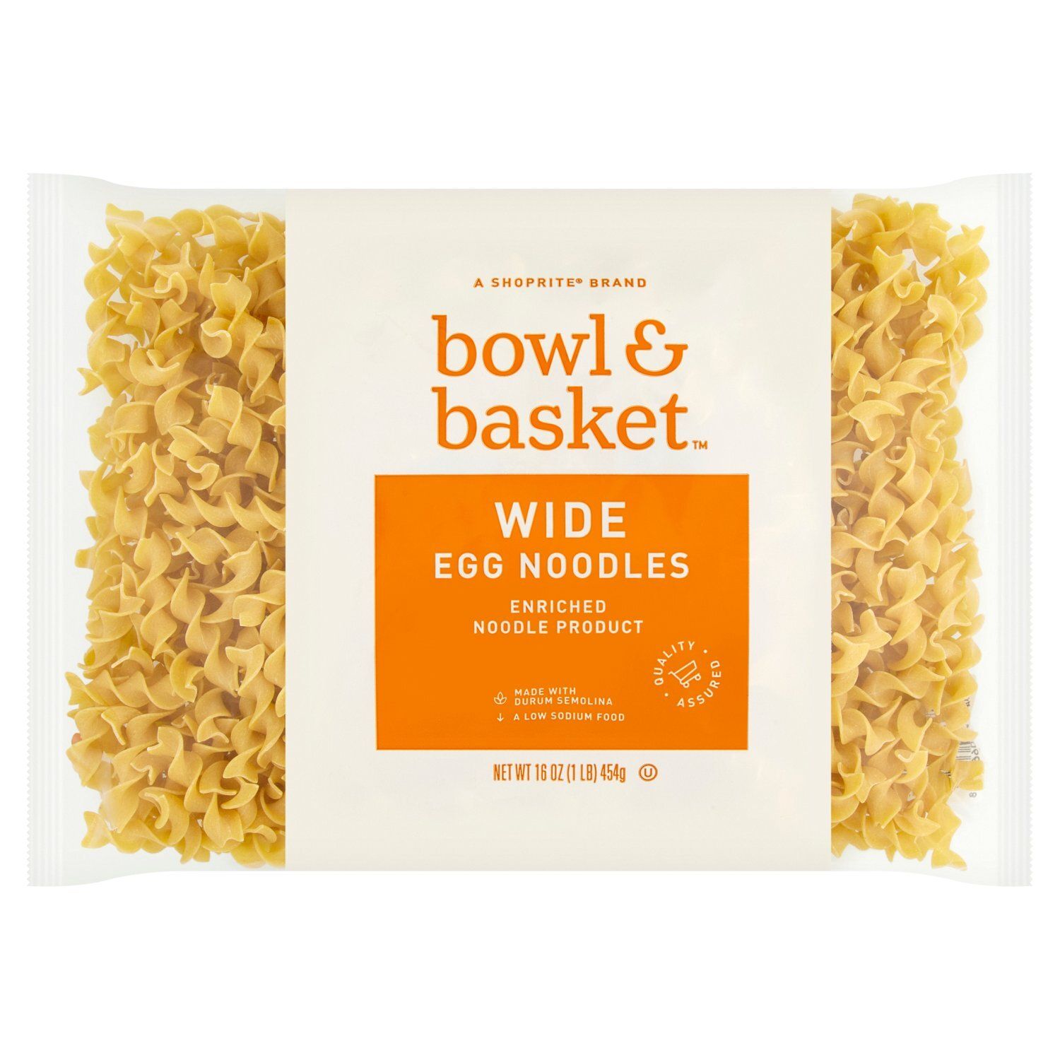 Bowl &amp; Basket Wide Egg Noodles, 16 oz