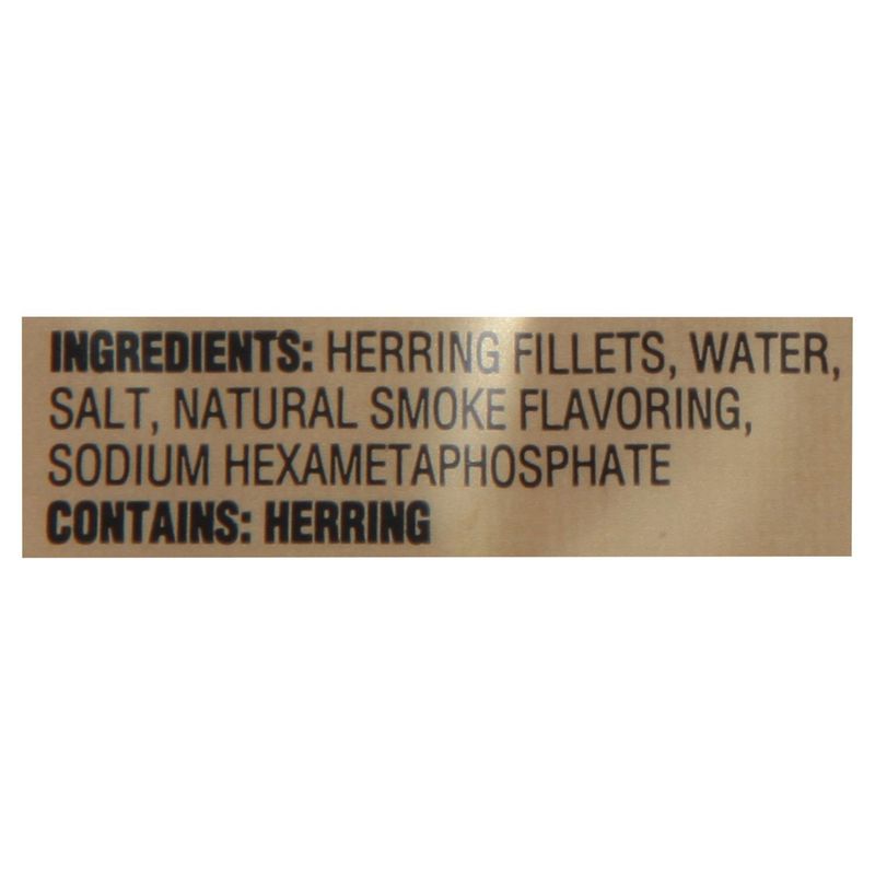 Brunswick Kipper Style Herring Fillets Seafood Snacks, 3.53 oz