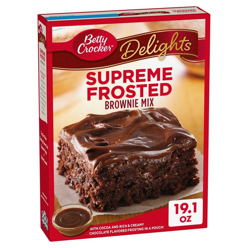 Betty Crocker Delight Supreme Frosted Brownie Mix, 19.1 oz
