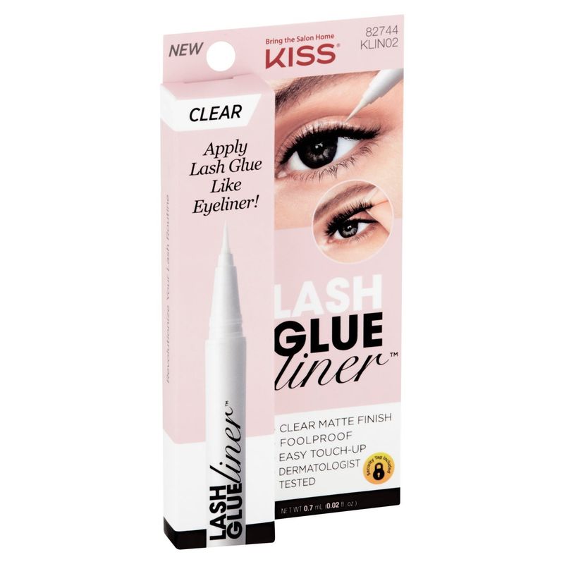 Kiss Clear Lash Glue Liner, 0.02 fl oz