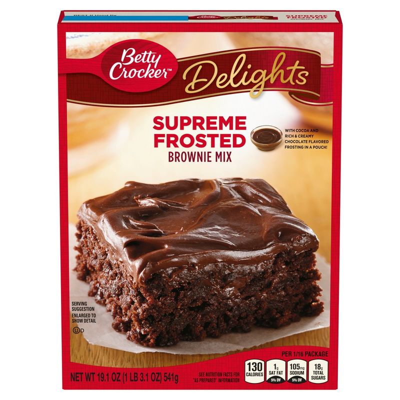 Betty Crocker Delight Supreme Frosted Brownie Mix, 19.1 oz