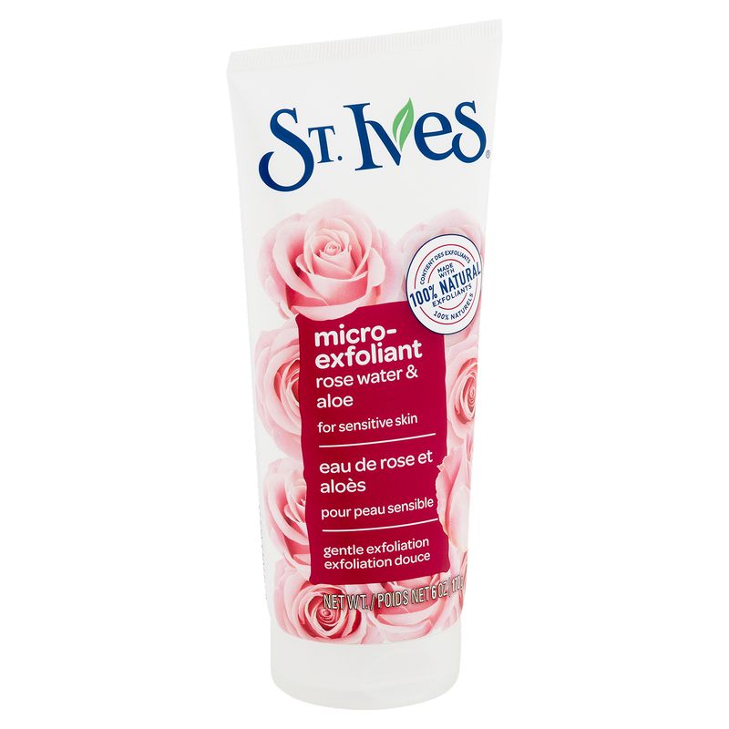 St. Ives Rose Water &amp; Aloe Micro-Exfoliant, 6 oz