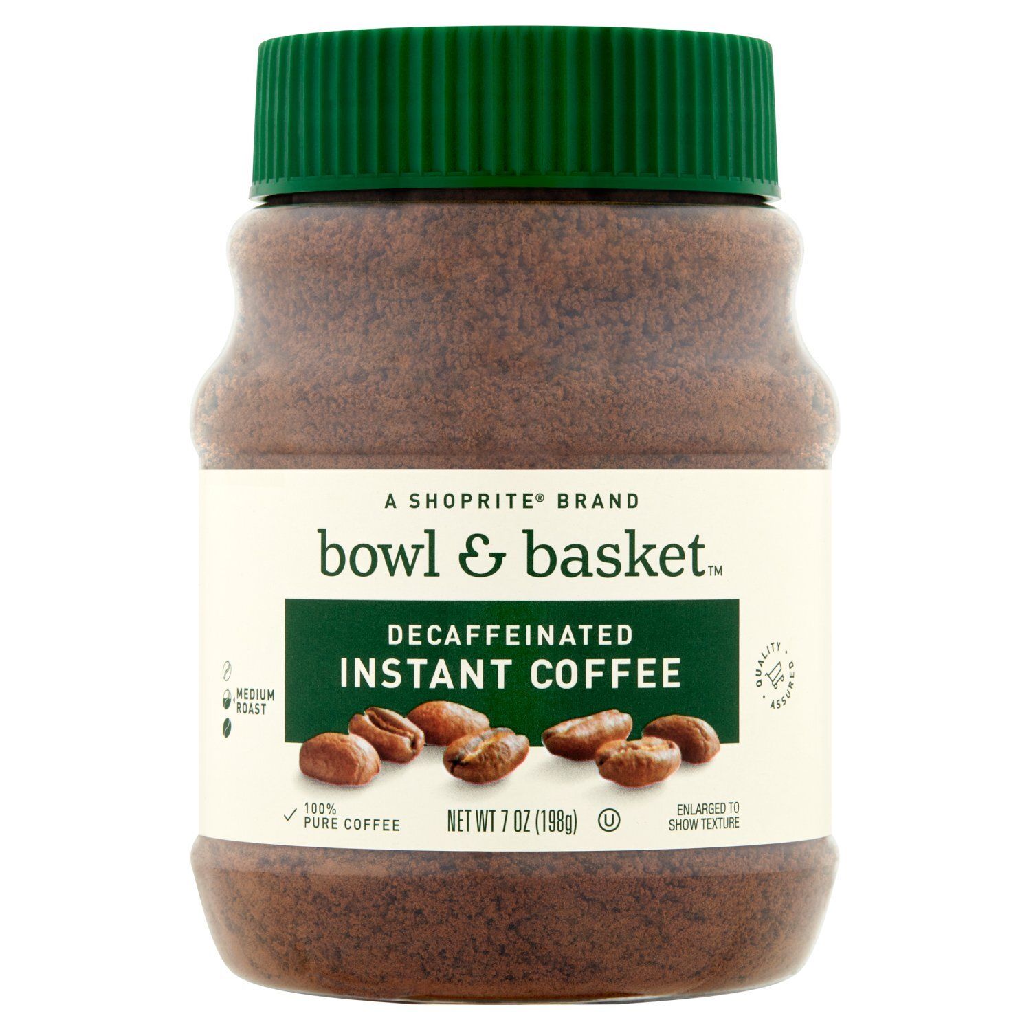 Bowl &amp; Basket Medium Roast Decaffeinated Instant Coffee, 7 oz