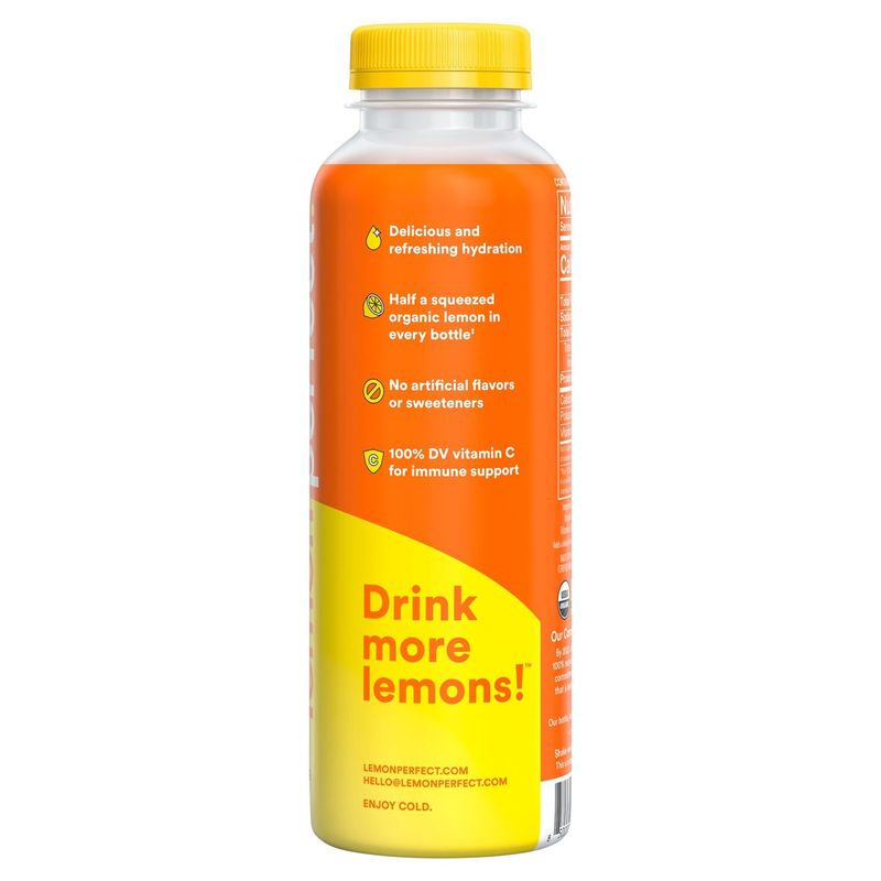 Lemon Perfect Zero Sugar Peach-Flavored Lemon Water Beverage, 15.2 fl oz