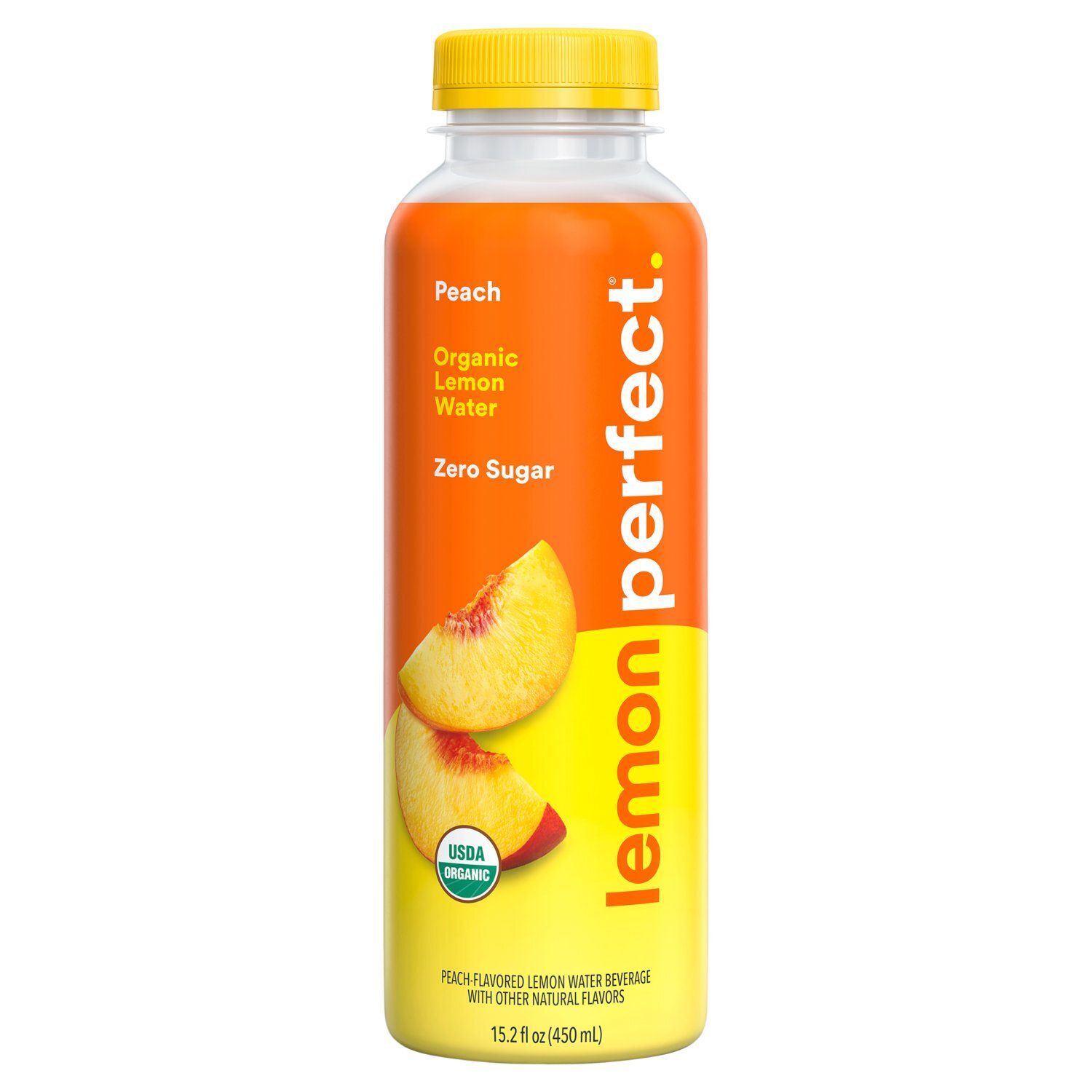 Lemon Perfect Zero Sugar Peach-Flavored Lemon Water Beverage, 15.2 fl oz