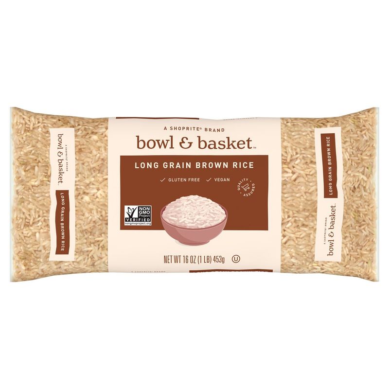Bowl &amp; Basket Long Grain Brown Rice, 16 oz