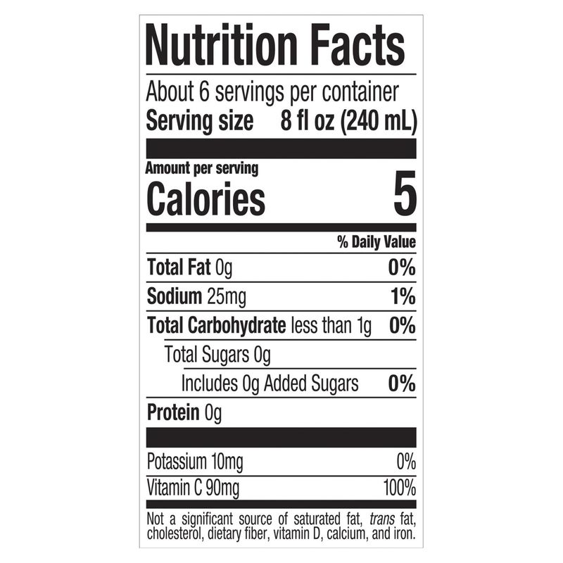 Tropicana Zero Sugar Passionfruit Lemonade Drink, 46 fl oz