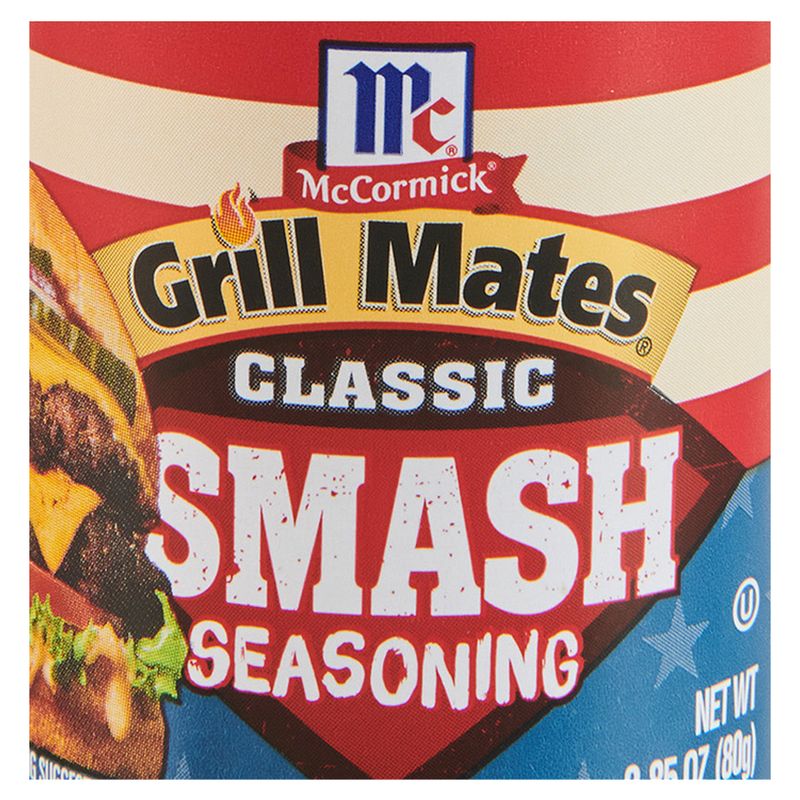 McCormick Grill Mates Classic Smash Seasoning, 2.85 oz