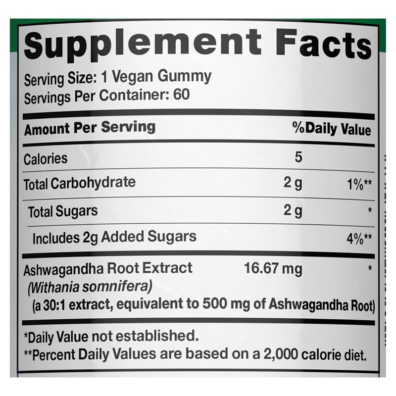 Nature's Truth Restore &amp; Unwind Ashwagandha Gummies Dietary Supplement, 60 count