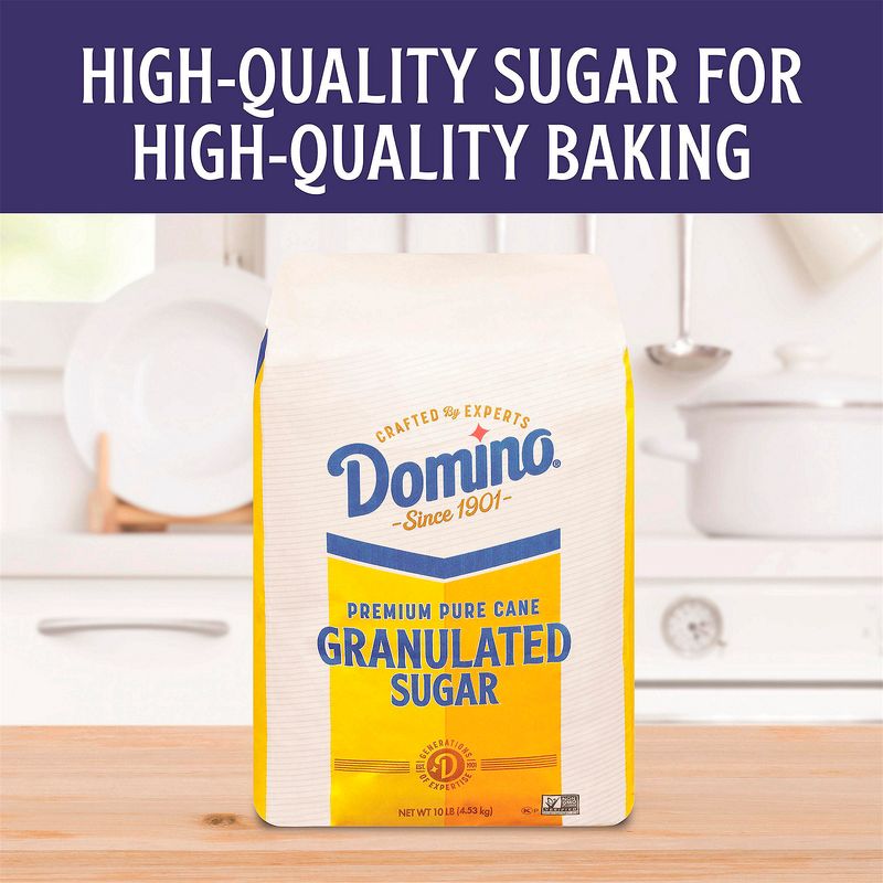 Domino Premium Pure Cane Granulated Sugar, 10 lb