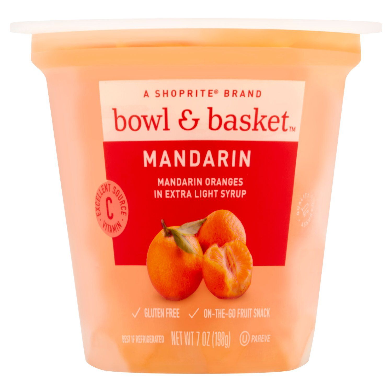 Bowl &amp; Basket Mandarin Oranges in Extra Light Syrup, 7 oz