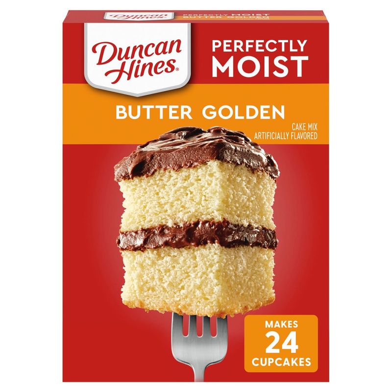 Duncan Hines Perfectly Moist Butter Golden Cake Mix, 15.25 oz