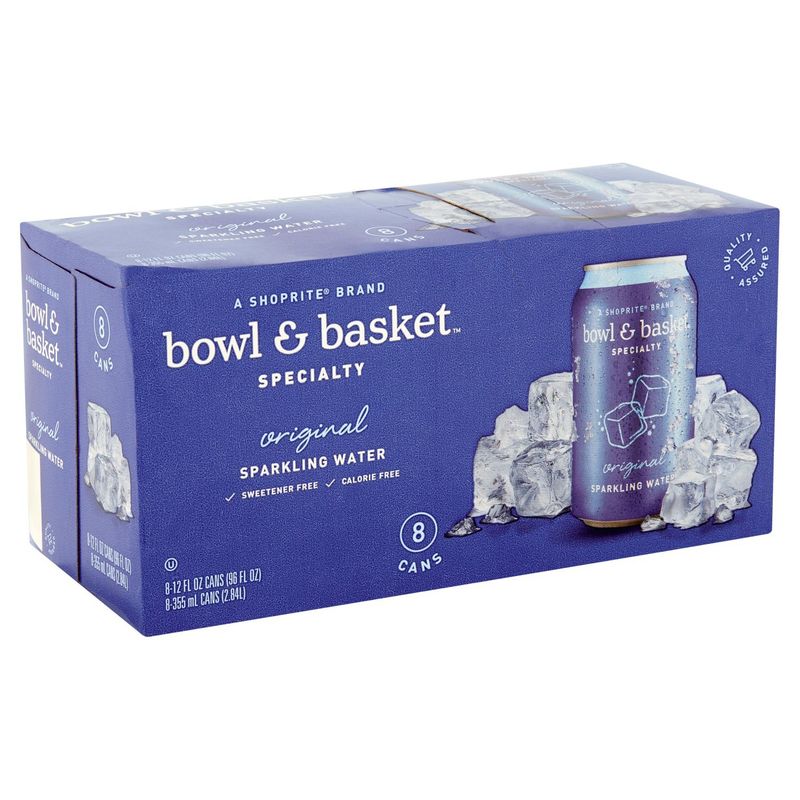 Bowl &amp; Basket Specialty Original Sparkling Water, 12 fl oz, 8 count