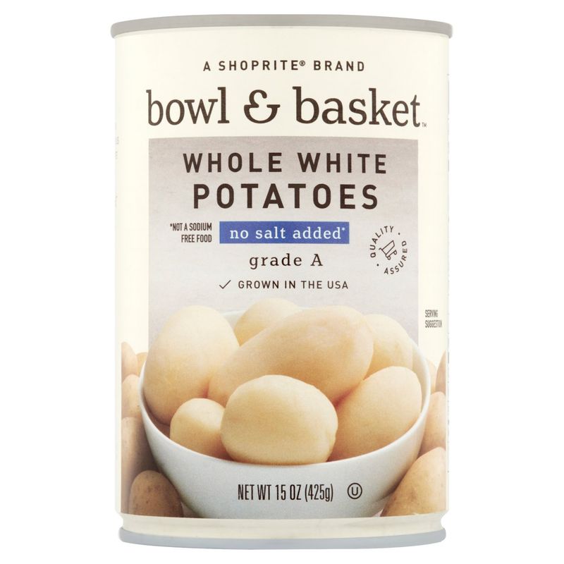 Bowl &amp; Basket Whole White Potatoes, No Salt Added, 15 oz