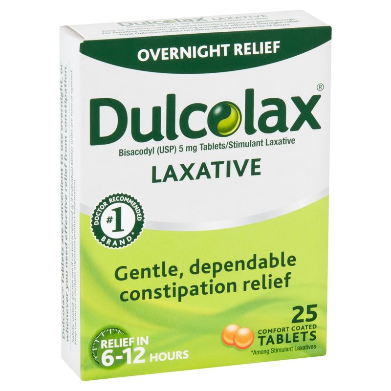 Dulcolax Laxative Tablets, 25 count