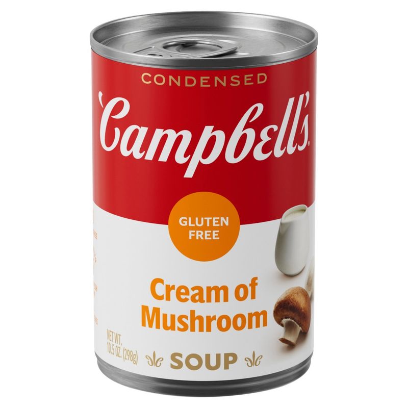 Campbell's Condensed Gluten Free Cream of Mushroom Soup, 10.5 oz